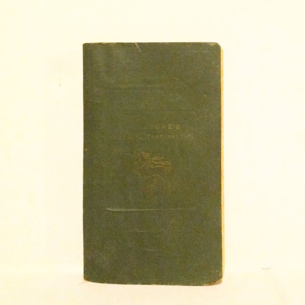 Vintage Wellcomes Excerpta Therapeutica Soft Cover-1936-Medical-RX Tabloid-Acc